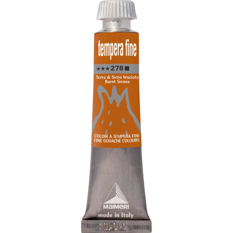 Goedkoop Colore tempera fine terra di Siena bruciata 20 ml