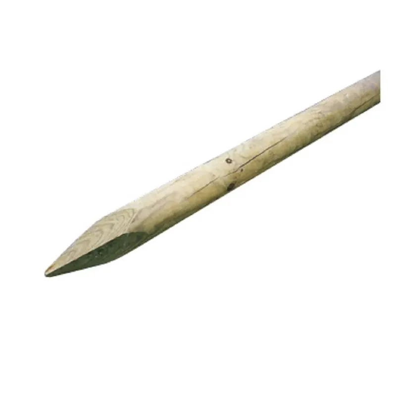 Rechtstreeks Van De Fabrikant Palo tondo in legno con punta Ø 6 x H 50 cm
