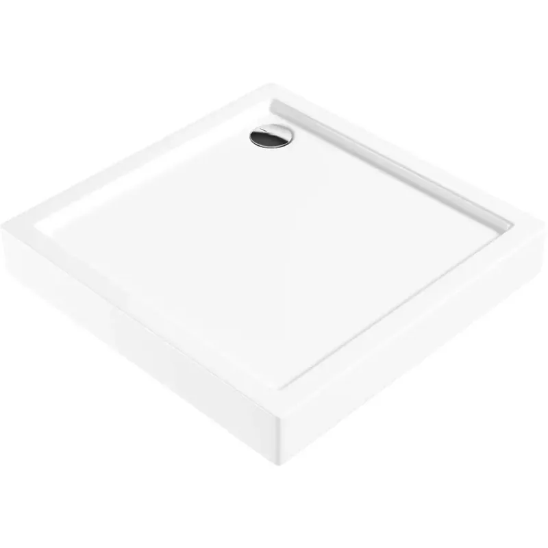 Snelle Levering Piatto doccia acrilico quadrato Idrostile Genio 80x80 cm bianco