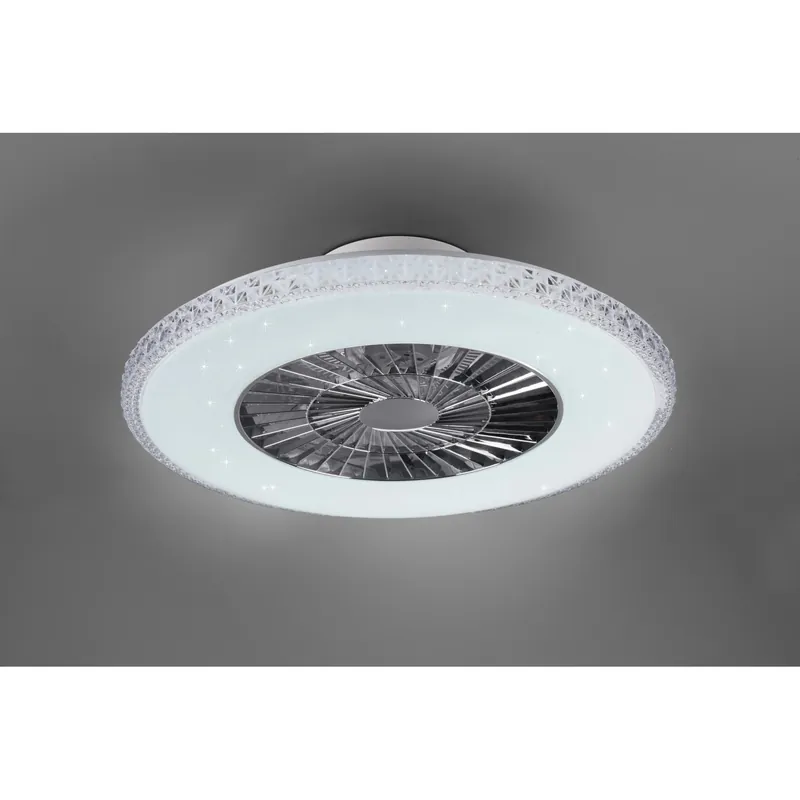 Tijdelijk Beschikbaar Plafoniera LED con ventilatore Harstad Ø 60 cm