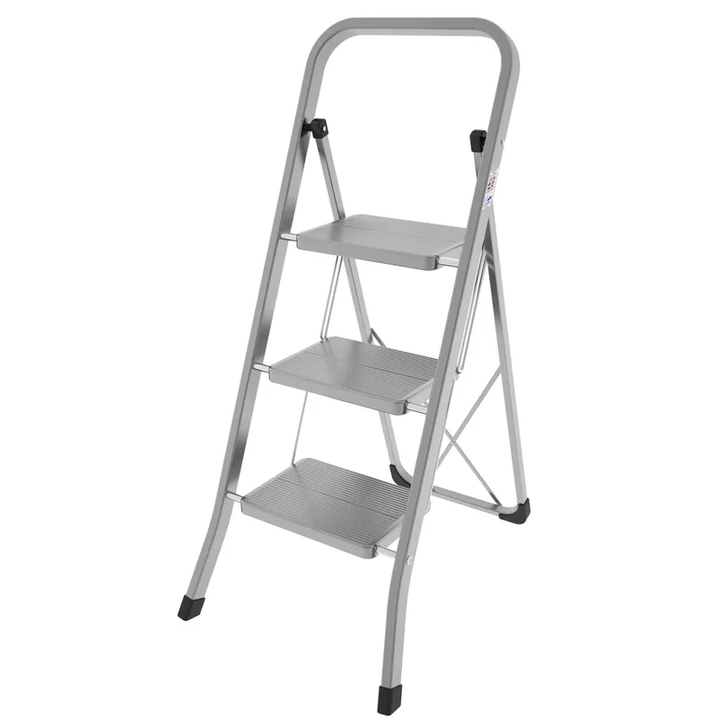 Sgabello in acciaio 3 gradini portata max 150 kg Betaalbaar