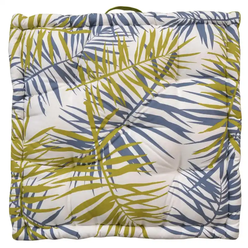 Cuscino da pavimento Futon fantasia foglie 60x60 cm Populair