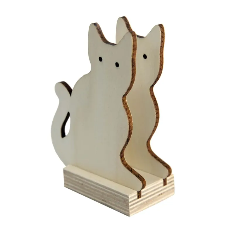 Porta tovaglioli gattino legno 10x13x4,5 cm Laatste Kans