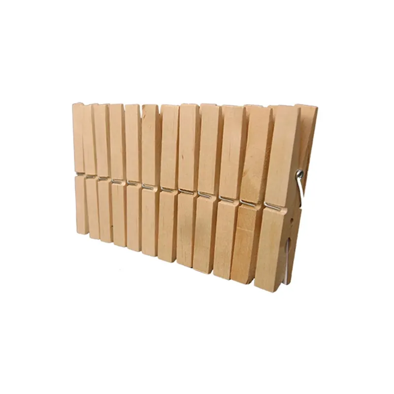 Actieprijs Mollette di legno set 24 pz 7,2x1 cm