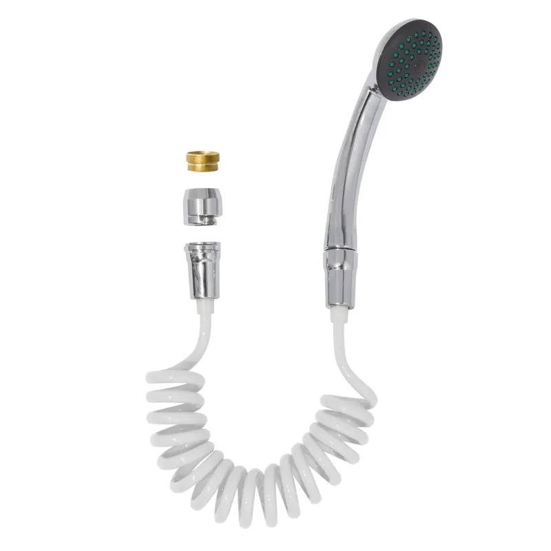 Weekendaanbieding Doccia Duplex Wendy con flessibile estensibile cromo/bianco