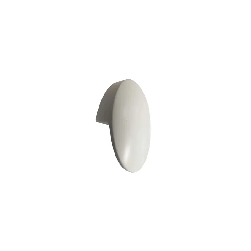 Fabrieksprijs Pomolo in plastica riciclata 36x18 mm bianco verniciato