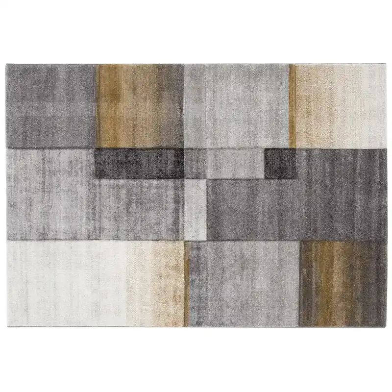 Tappeto arredo Timelapse grigio giallo 300x200 cm Dagaanbieding