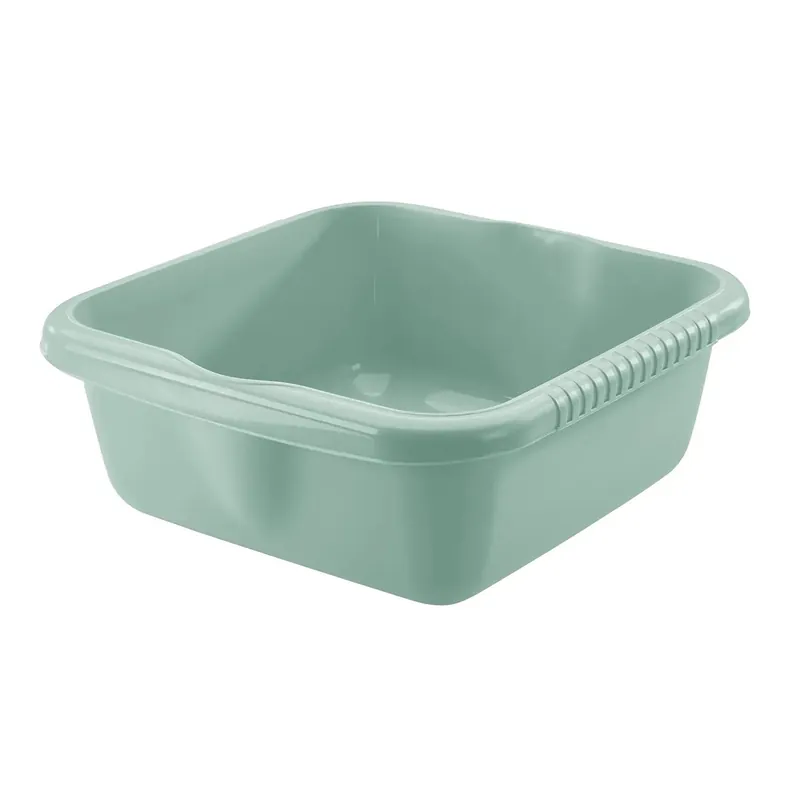 Bacinella quadrata in plastica Tontarelli Aurora 15 l 38x15 cm colore salvia Express Levering