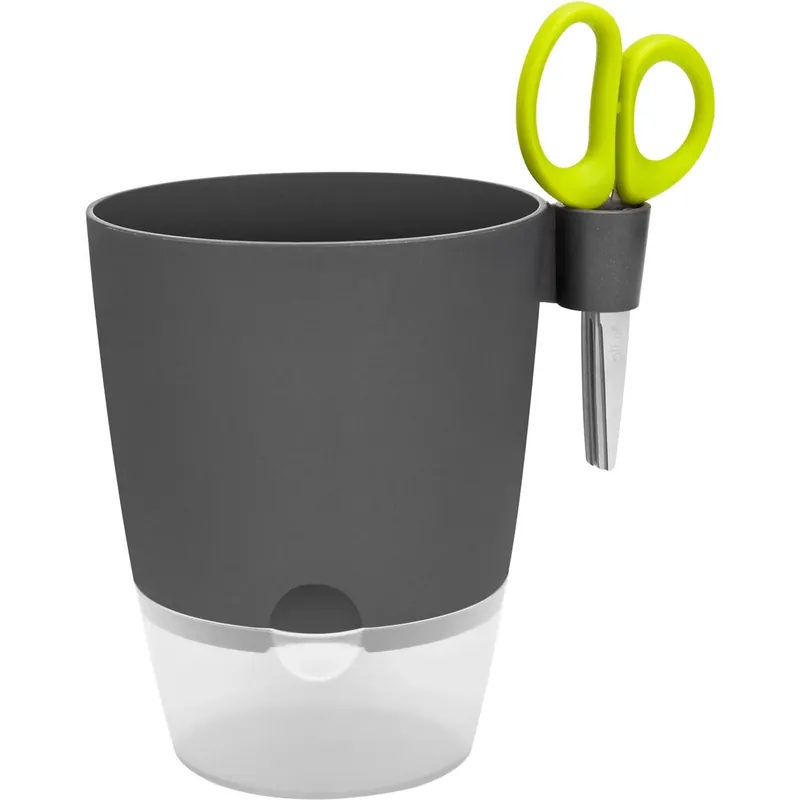 Lage Prijs Vaso per erbe aromatiche Elho Brussels All-in 1 Ø 13x22 cm antracite