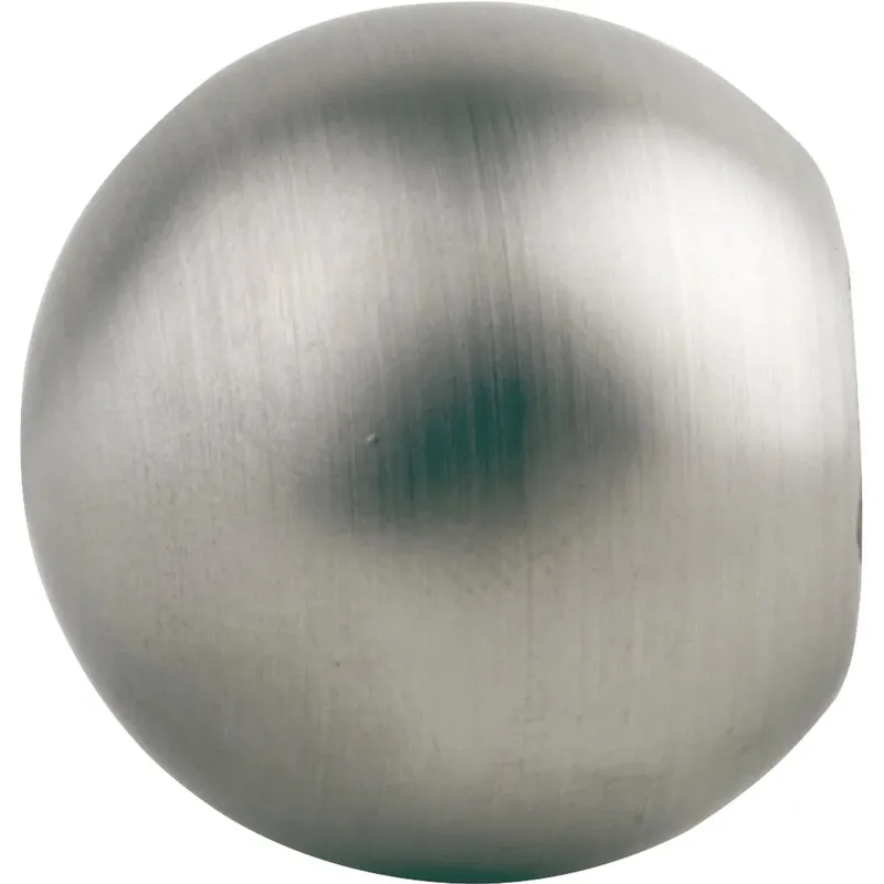 Terminale per bastone tenda Ball argento Ø 2 cm 2 pz Gereduceerde Prijs