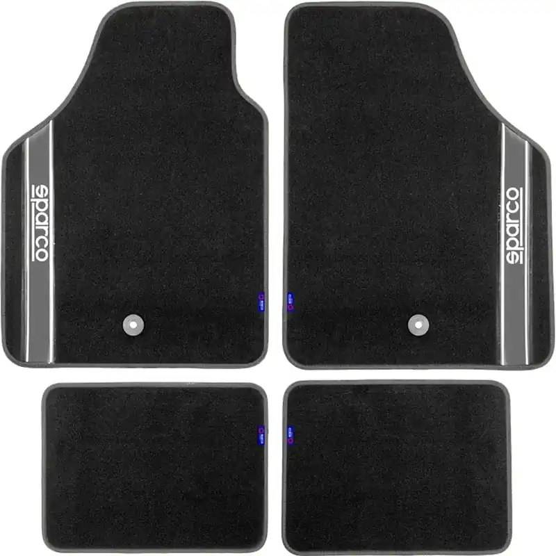 Tappeto per auto in moquette nera 0,45 kg Voordeelprijs