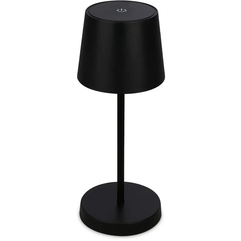 Lampada da tavolo LED Piha 150 lm bianco caldo Ø 10,5 x 26 cm nero Direct Beschikbaar
