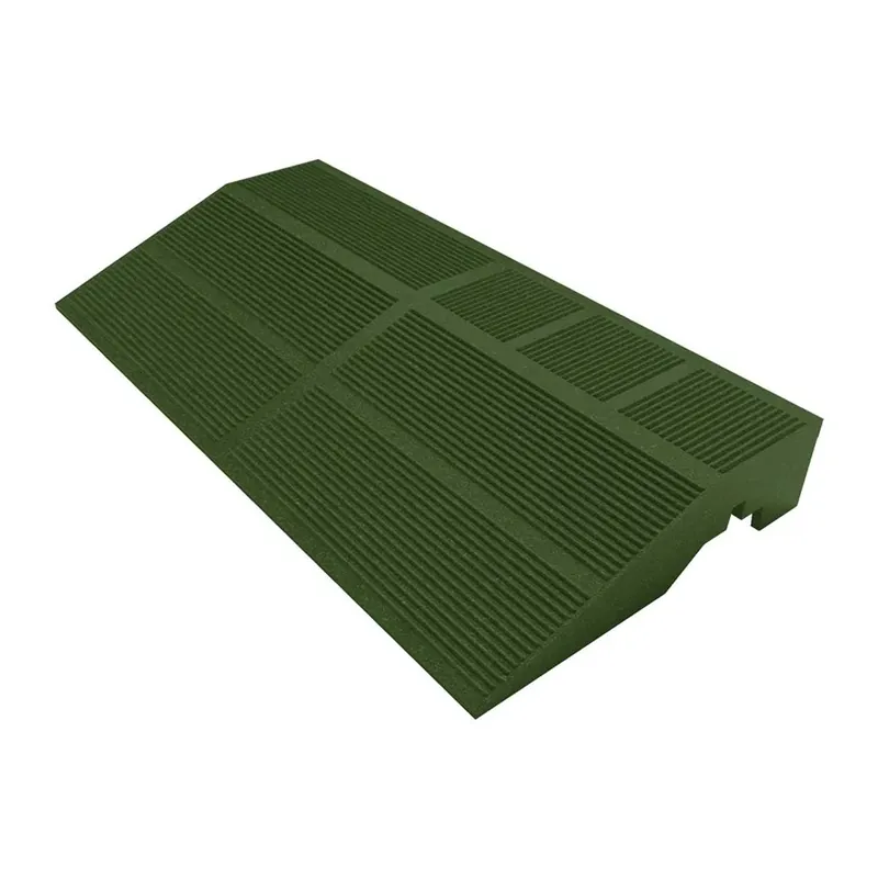 Must-Have Cordolo per pavimento esterno in WPC mixtile universale verde 40x20 cm