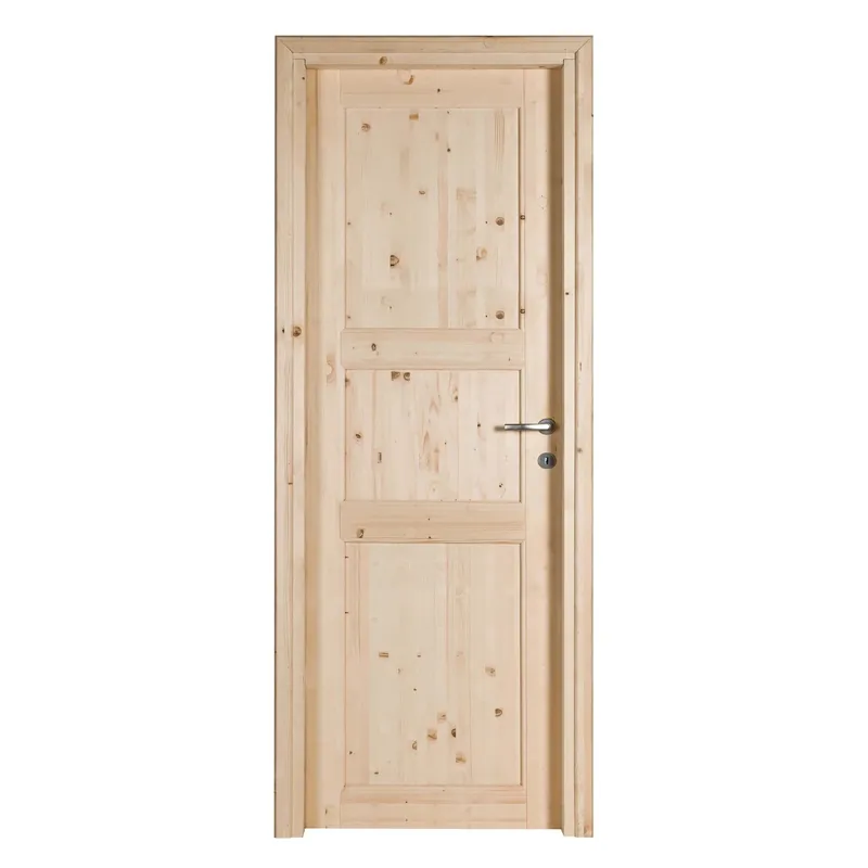 Aanbieding Porta battente reversibile abete grezzo 210x70 cm
