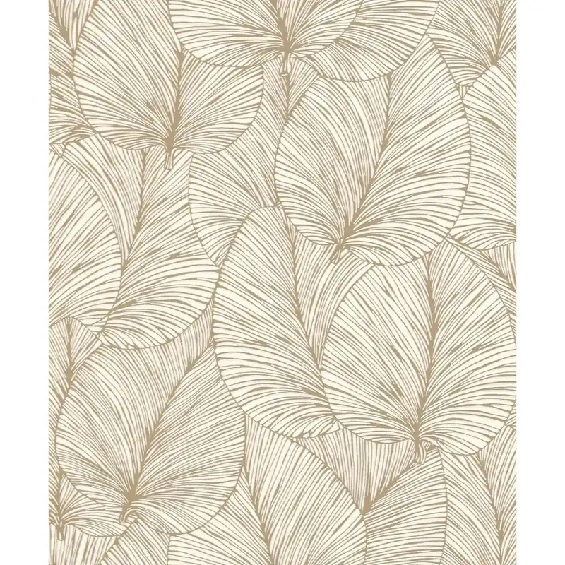 Carta da parati foglia oro Premium