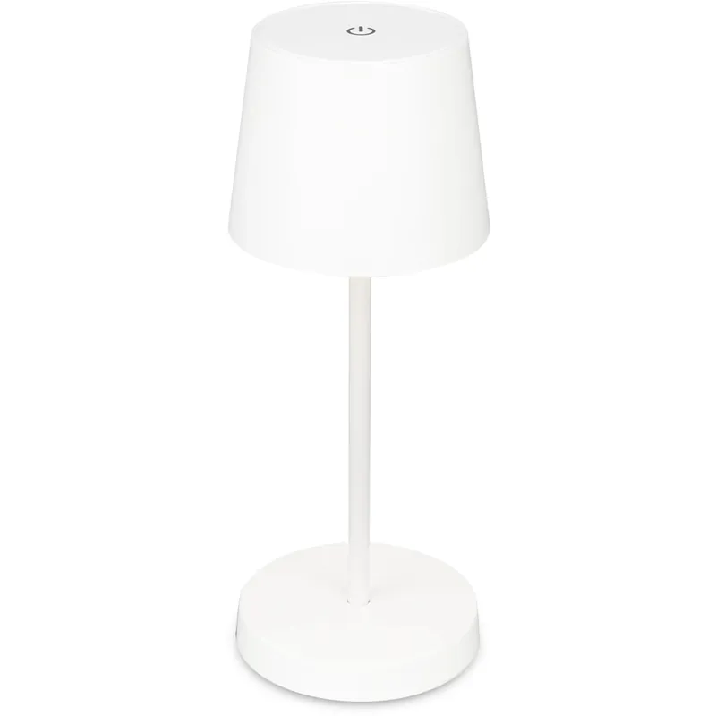 Lampada da tavolo LED Piha 150 lm bianco caldo Ø 10,5 x 26 cm bianco Weekendaanbieding