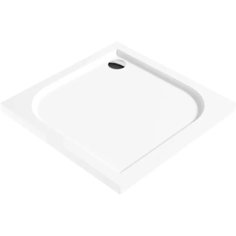 Piatto doccia acrilico quadrato Idrostile Cubico 80x80 cm bianco Rechtstreeks Van De Fabrikant