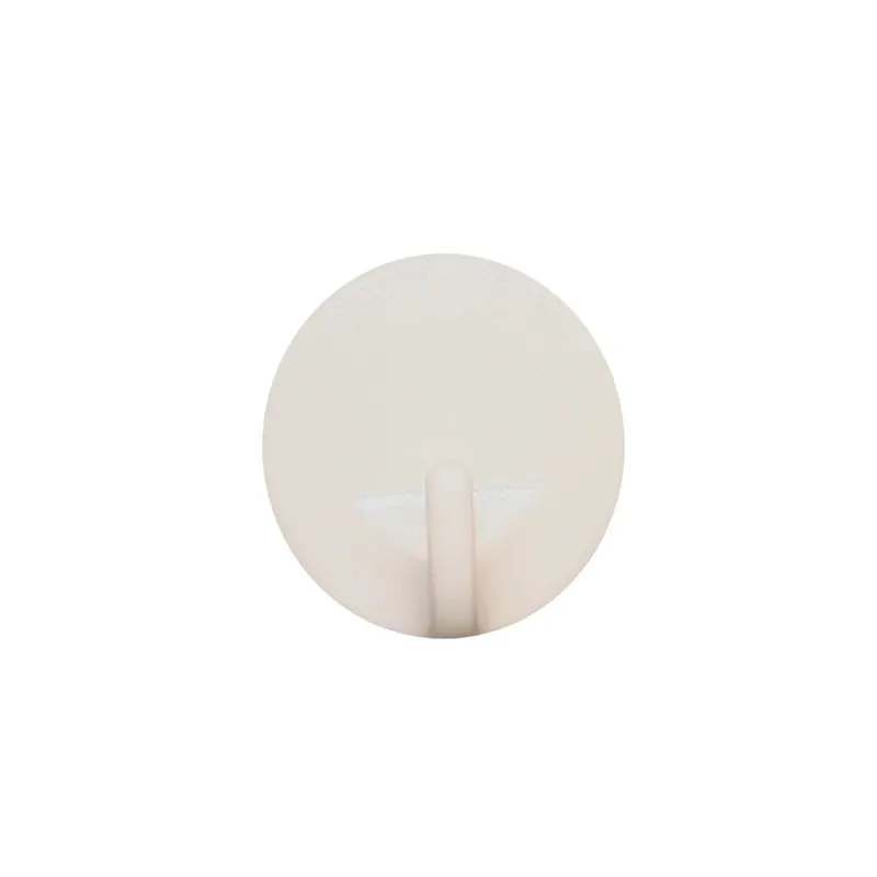 Ganci adesivi in plastica tondo Ø 4 cm colore bianco set da 2 Direct Beschikbaar