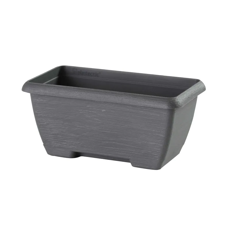Cassetta Mini c/s Plastecnic Terrae in plastica 32x12x10 cm grigio fumo Tijdelijk Beschikbaar
