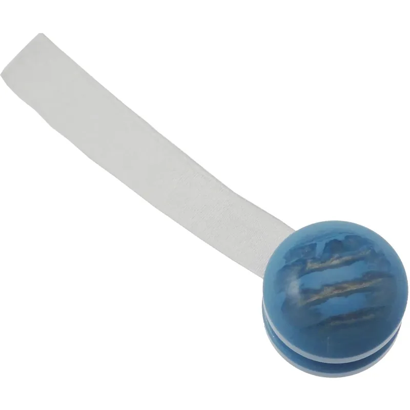 Bestseller Fermatende calamita Mini Clip Striata in plastica azzurro 2 pz