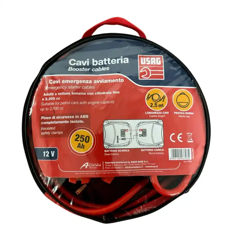 Express Levering Cavi batteria auto Usag L 2,5 m 250A