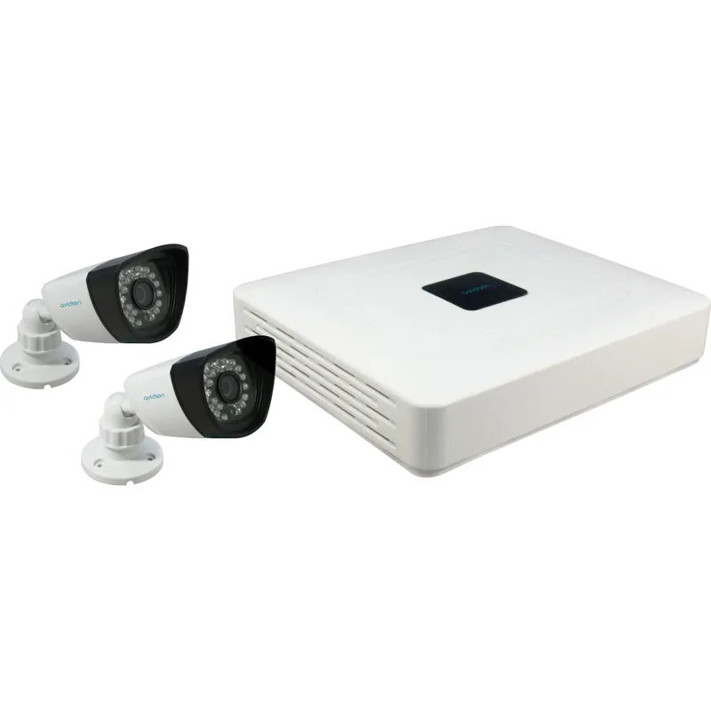 Kit videosorveglianza DVR AHD hybrid con HDD integrato Populair