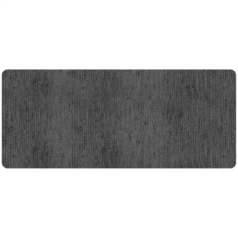 Uitverkoop Tappeto in ciniglia antiscivolo Soave 50x120 cm grigio topo