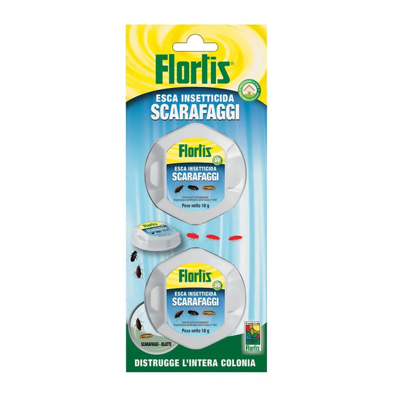 Aanbieding Flortis esce insetticida scarafaggi gel trappola 2 pz da 10 gr