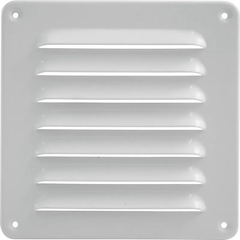 Premium Griglia di aerazione Alluminio Bianco 155 x 155 mm Marley