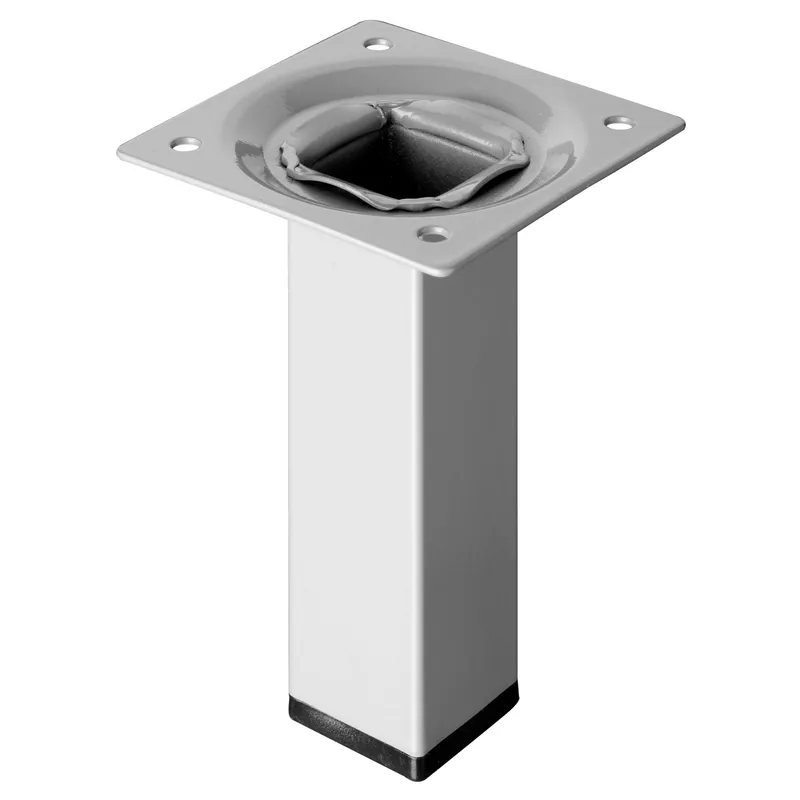 Bestel Nu Gamba da tavolo Hettich Effetto alluminio 25x25x100 mm