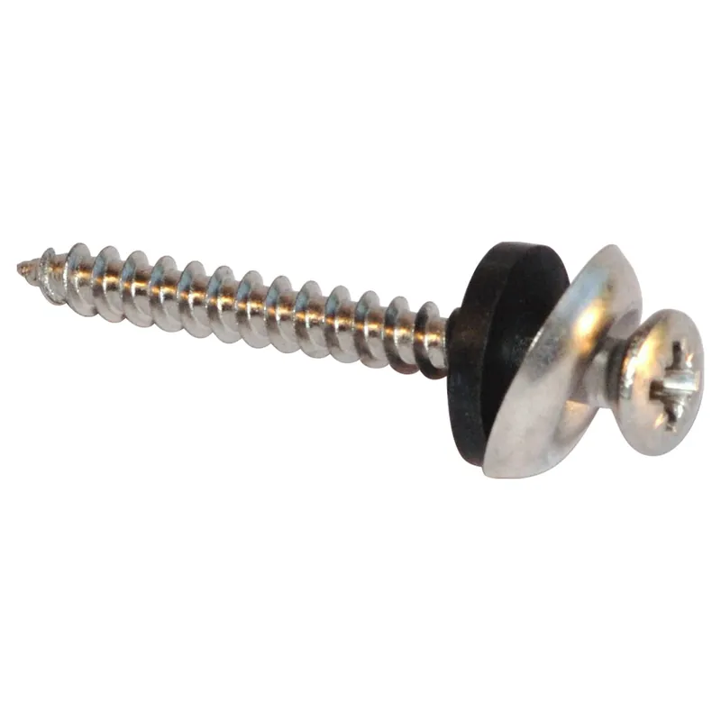 Rechtstreeks Van De Fabrikant Vite per lattoniere acciaio inox A2 con ranella e boccola 4,5 mm x 35 mm pz 8