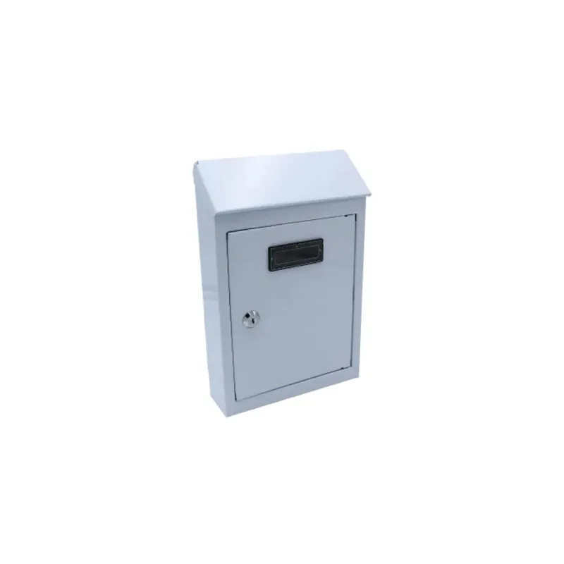 Cassetta postale in lamiera Small 200x300x60 mm bianco Uitverkoop