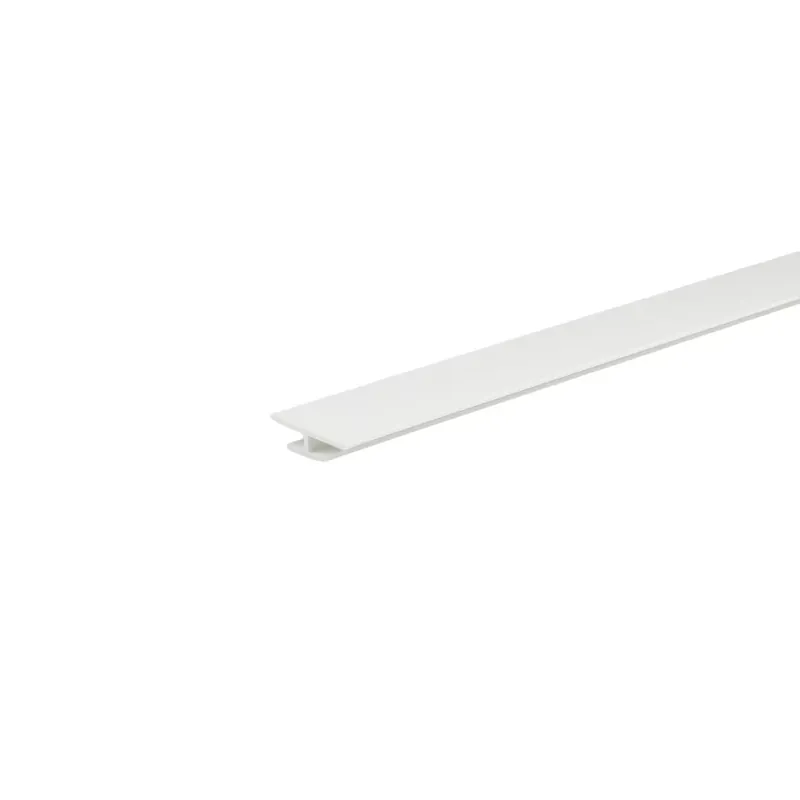 Profilo a H 1 m 20x20 mm in pvc bianco Finale Uitverkoop