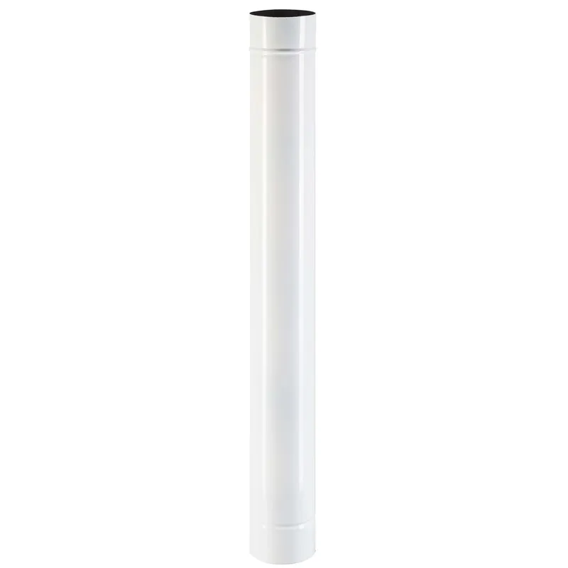 Tubo smaltato lineare porcellanato bianco L 100 cm Ø 10 cm Koop Vandaag