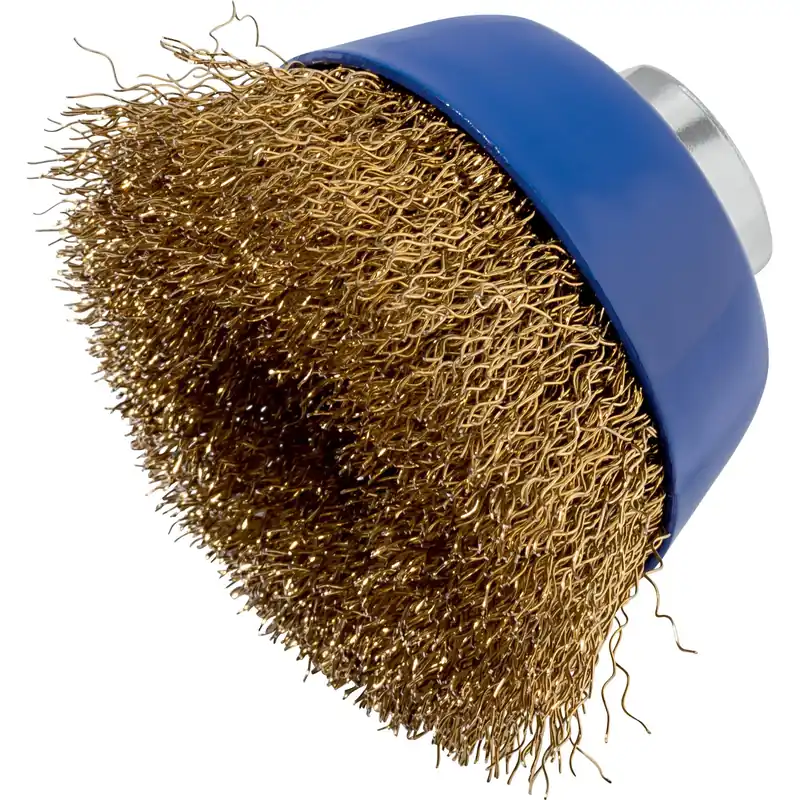 Spazzola a tazza LUX-TOOLS in nylon Comfort Ø 65 mm arricciato Voordeelprijs