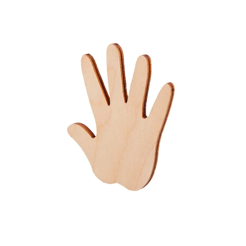 Laatste Kans Sagoma in legno mano 7x6x0,4 cm