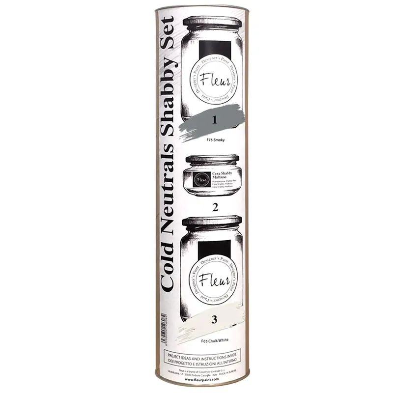 Set pittura Fleur Shabby Cold Neutral 330 ml Hoge Kwaliteit
