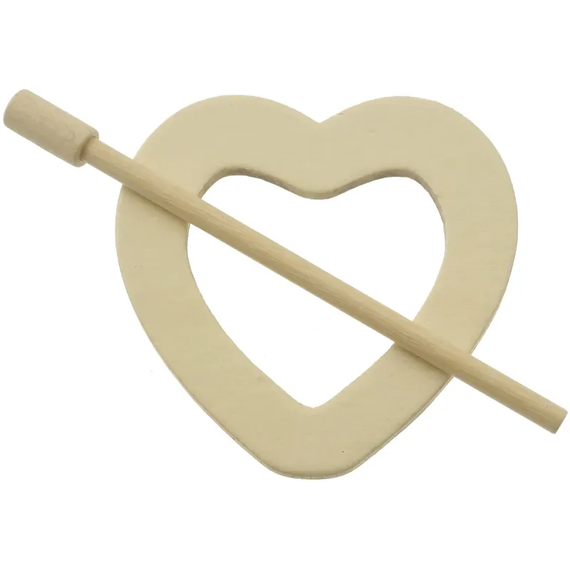 Koopje Fermatende Mini Cuore bianco antico