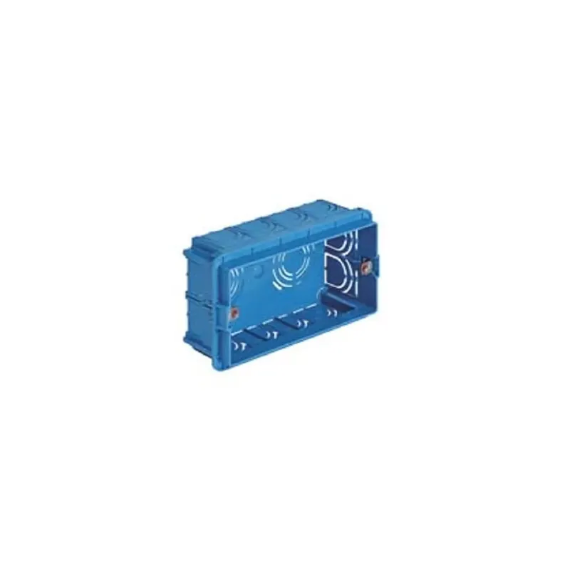 Scatola incasso rettangolare Vimar quattro moduli azzurro Populair