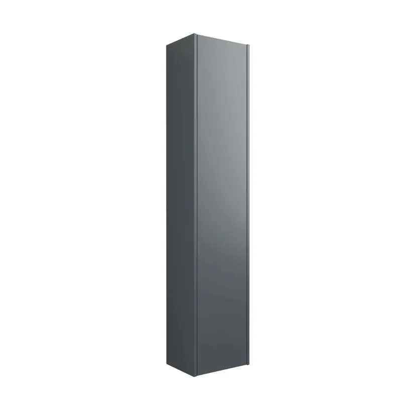 Populair Mobile bagno colonna sospesa Mind 34x162x25 cm grigio laccato