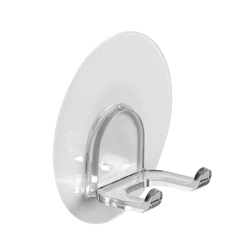 Gancio porta asciugamani Static-Loc Duo trasparente Betaalbaar