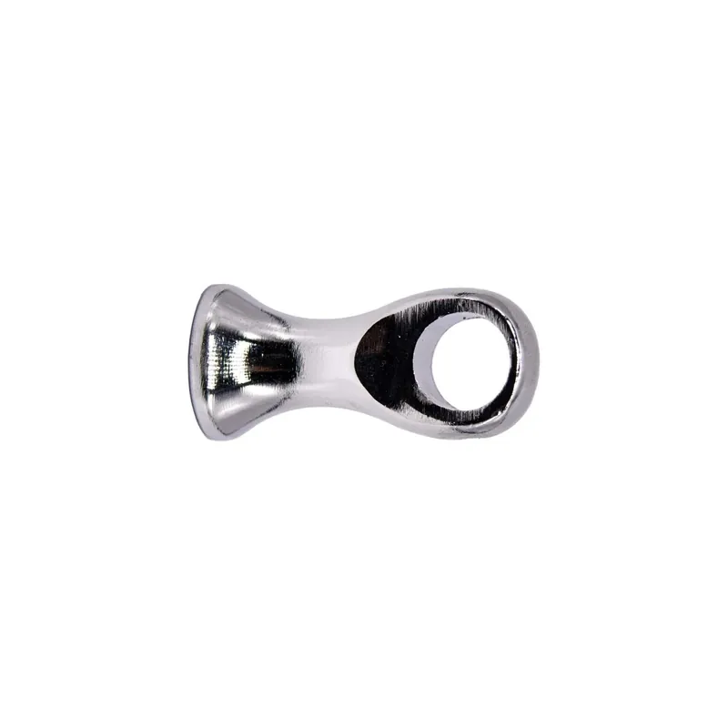 Supporto bastone tenda monoblocco in metallo Ø 13 mm cromo 2 pz Weekendaanbieding