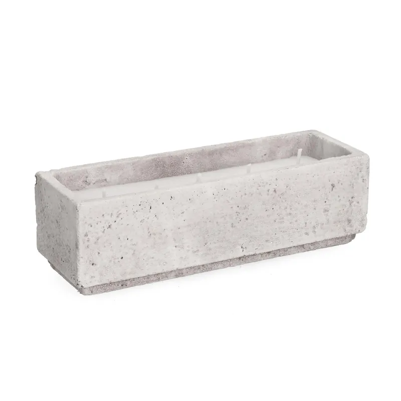 Candela Christina rettangolare vaso contenitore in cemento 30x9 cm Nieuw