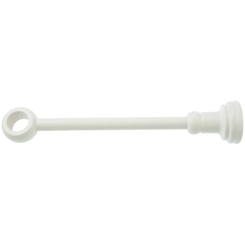 Tijdelijk Beschikbaar Supporto regolabile parete Ø 28 mm legno bianco