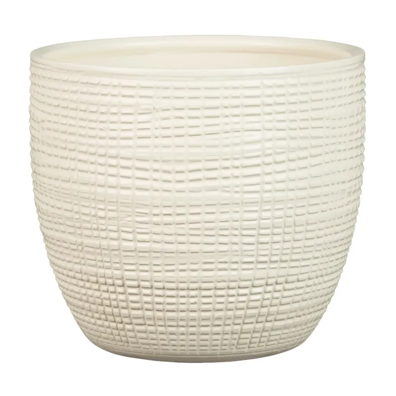 Portavaso da interno Scheurich 866 Ø 19 cm Vainilla Weekendaanbieding