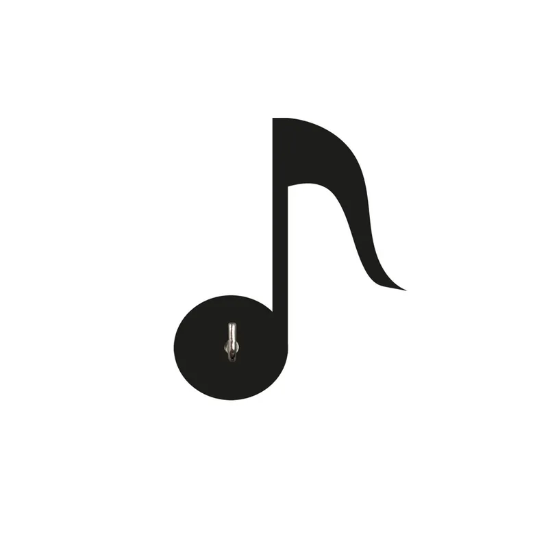 Bestseller Gancio adesivo in mdf nota musicale 8 x 6,5 x 0,6 mm