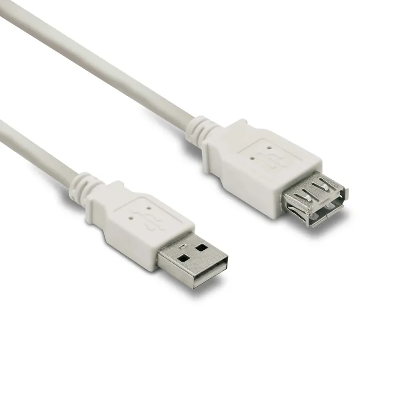 Cavo collegamento USB A maschio /USB A femmina 2.0 1,8 mt bianco Laatste Versie