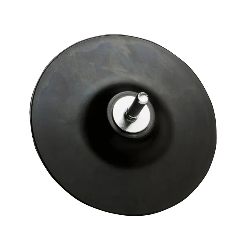 Seizoensaanbieding Platorello in gomma LUX-TOOLS Ø 125 mm con mandrino di serraggio