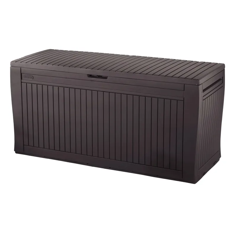 Baule esterno Keter Comfy 116,7x44,7 cm marrone Meest Verkocht