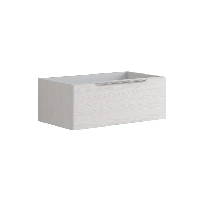 Mobile bagno base lavabo sospeso Bali 79,5x30x45,5 cm bianco aralie Actieprijs